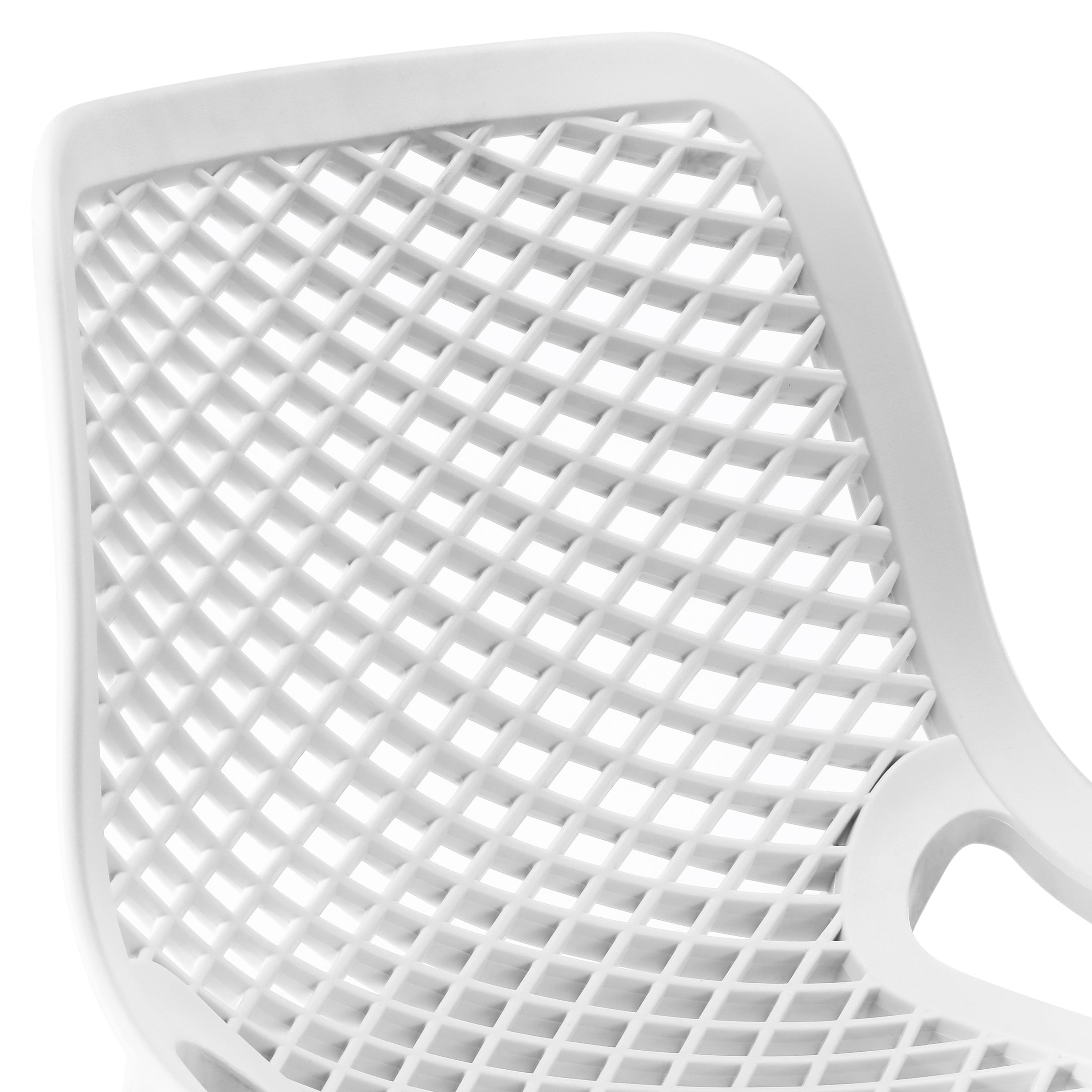 Playa 41.75" Outdoor Modern Polypropylene Plastic Patio Bar Height Stools (Set of 2)