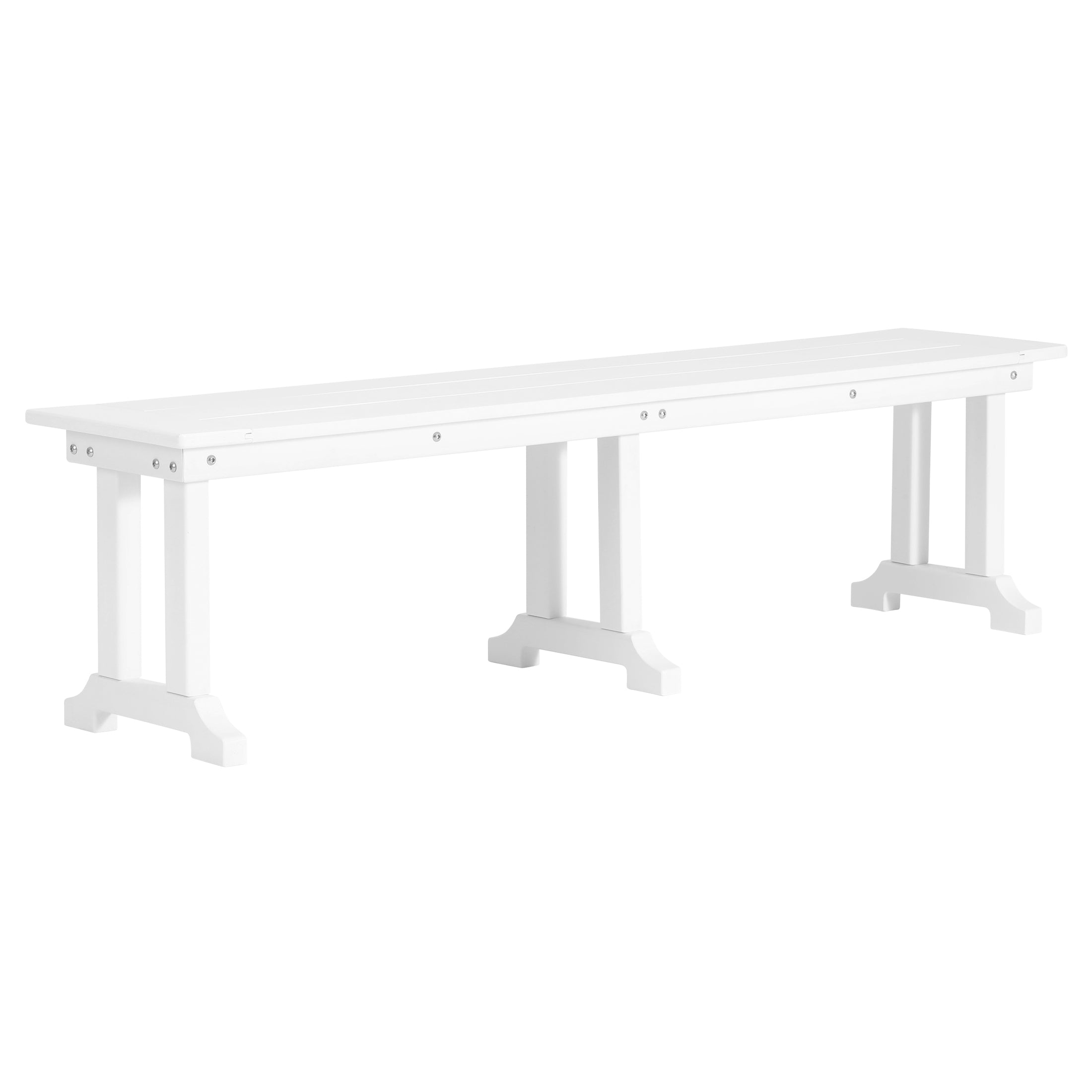 Ashore 6 Piece Outdoor Patio Dining Table and Armchair Dining Bench Set