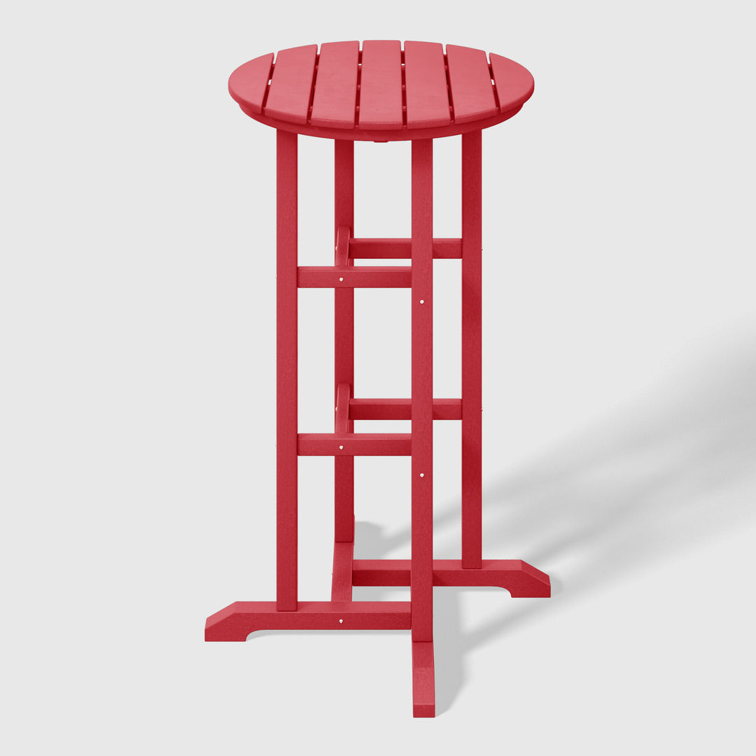 Malibu Outdoor Patio Bar Height Table and Bar Stool 4-Piece Dining Set