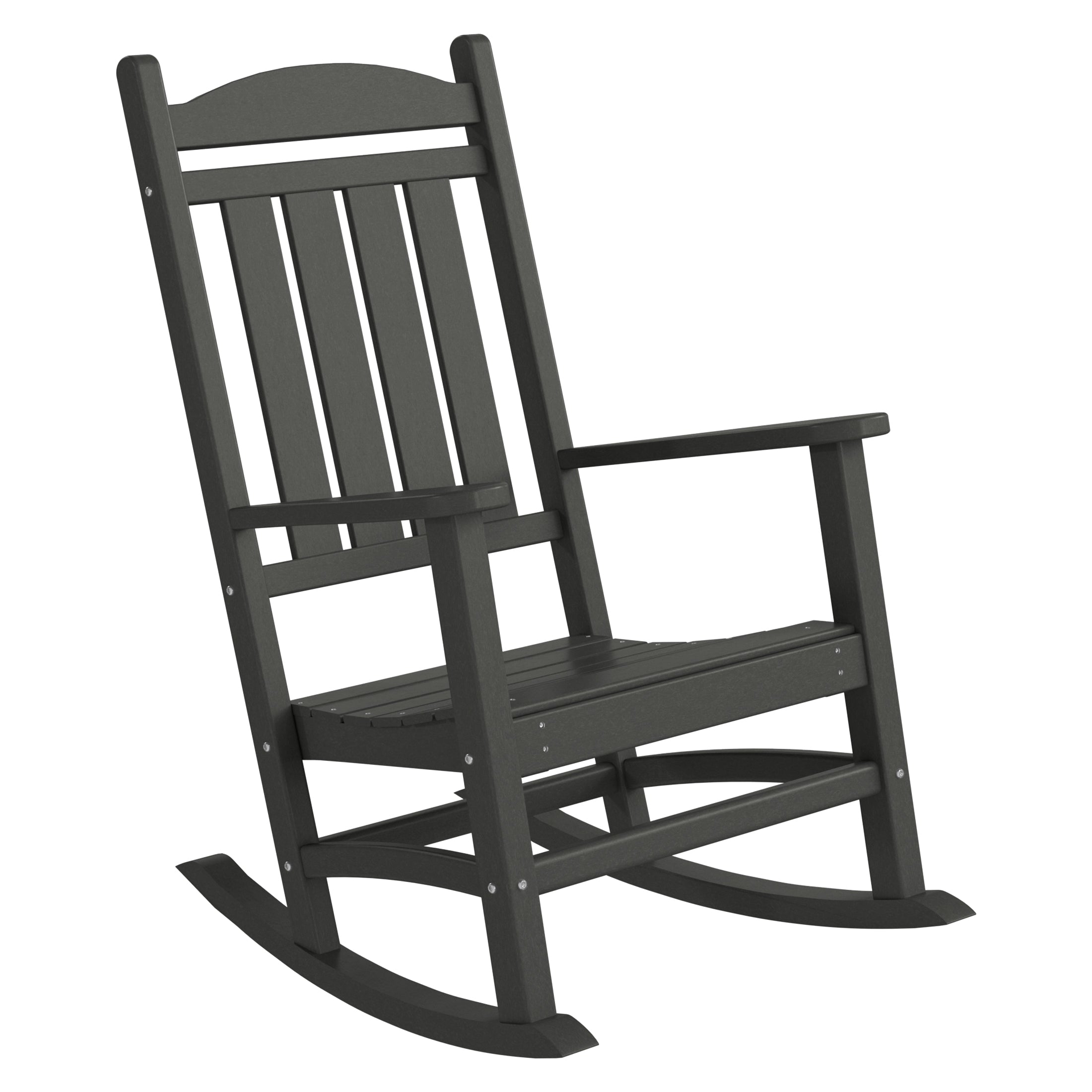 Malibu 5-Piece HDPE Outdoor Patio Furniture Couch and Rocking Chair Set