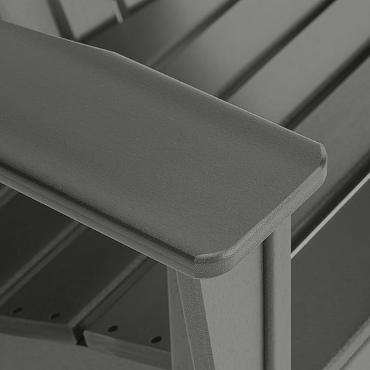 Dylan Outdoor Adirondack Chair With Ottoman And Side Table 3-Piece Set