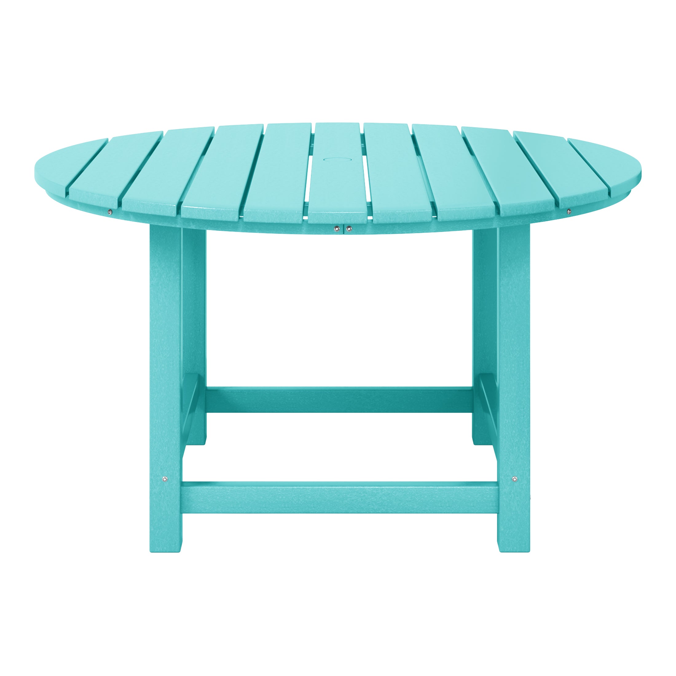 Malibu Kids Outdoor Patio Furniture HDPE 38" Wide Round Dining Table