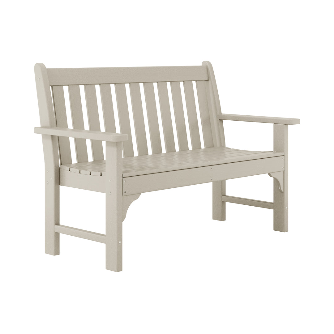 Malibu 4-Piece HDPE Outdoor Patio Furniture Couch Set