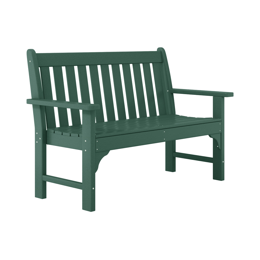Malibu 4-Piece HDPE Outdoor Patio Furniture Couch Set