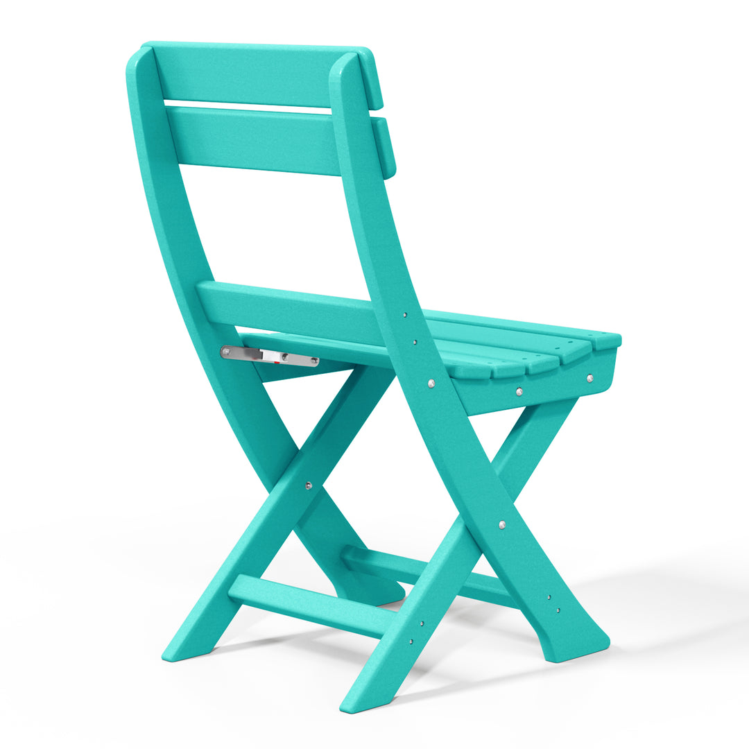 Malibu HDPE Outdoor Patio Modern Folding Dining Chair