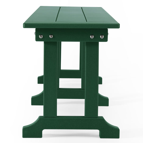 Ashore 6 Piece Outdoor Patio Dining Table and Armchair Dining Bench Set