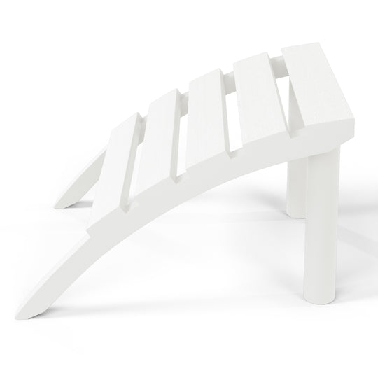 Azura Outdoor Patio HDPE Adirondack Ottoman Footrest