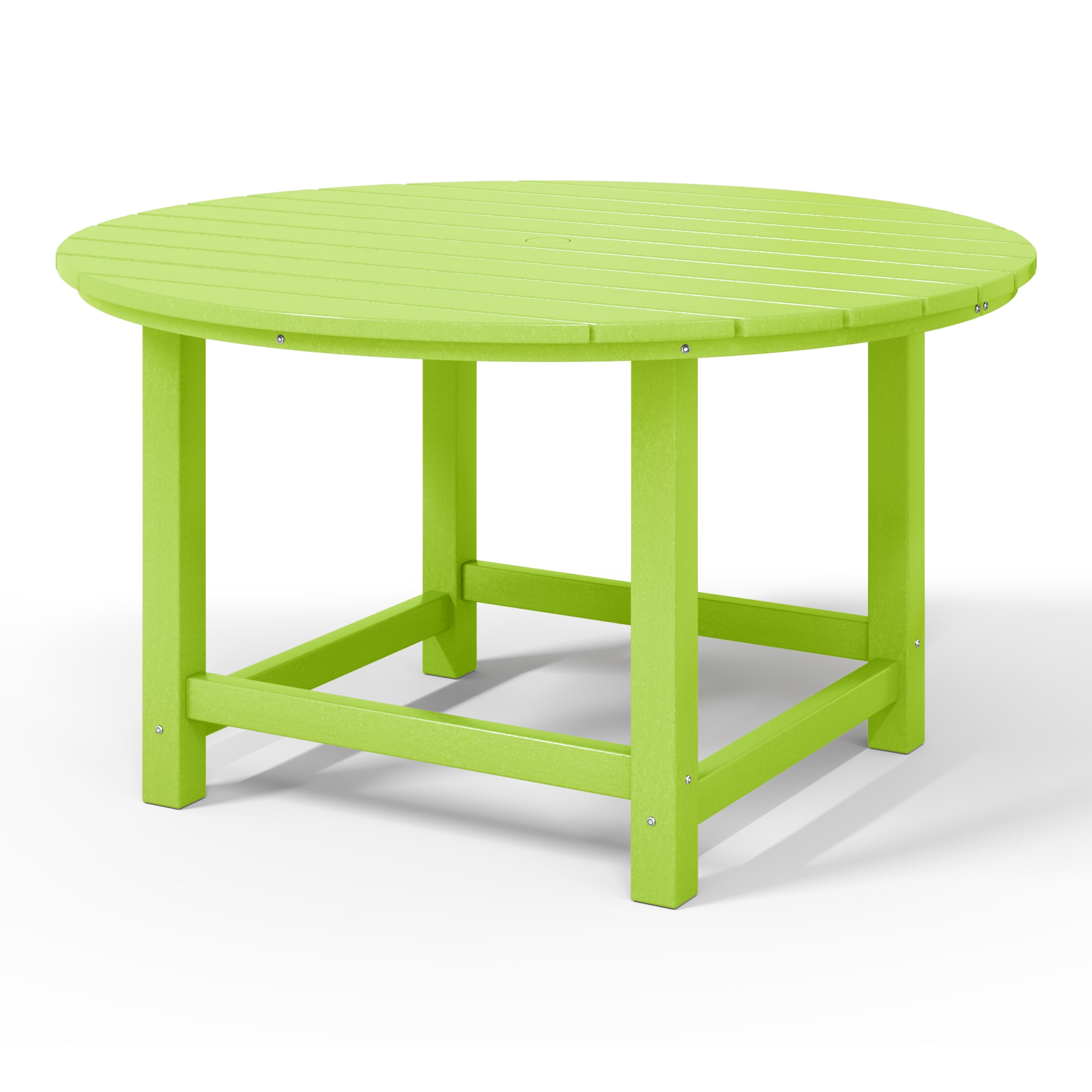 Malibu Kids Outdoor Patio Furniture HDPE 38" Wide Round Dining Table