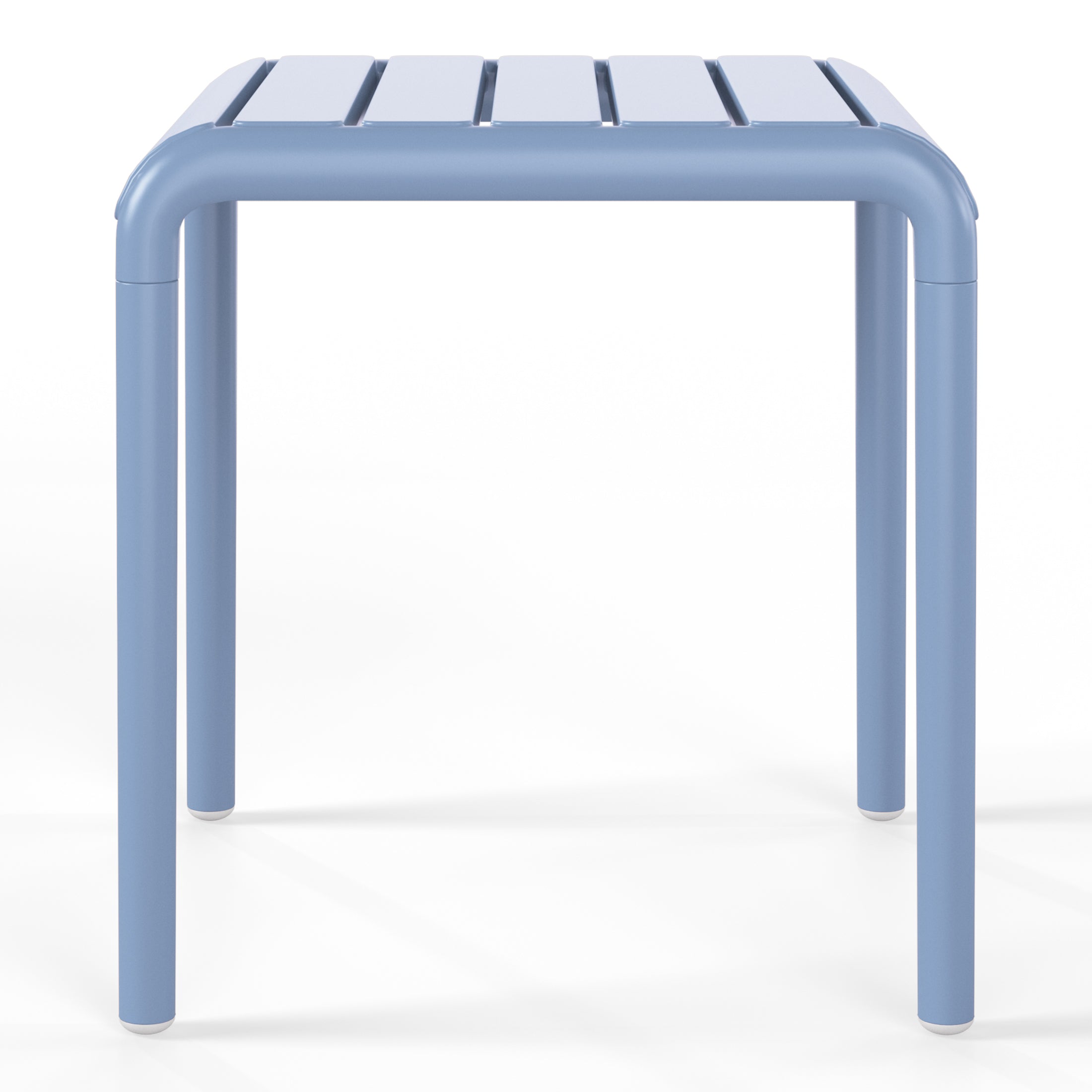 Playa Plastic Modern Outdoor Patio Accent Side Tables (Set of 2)