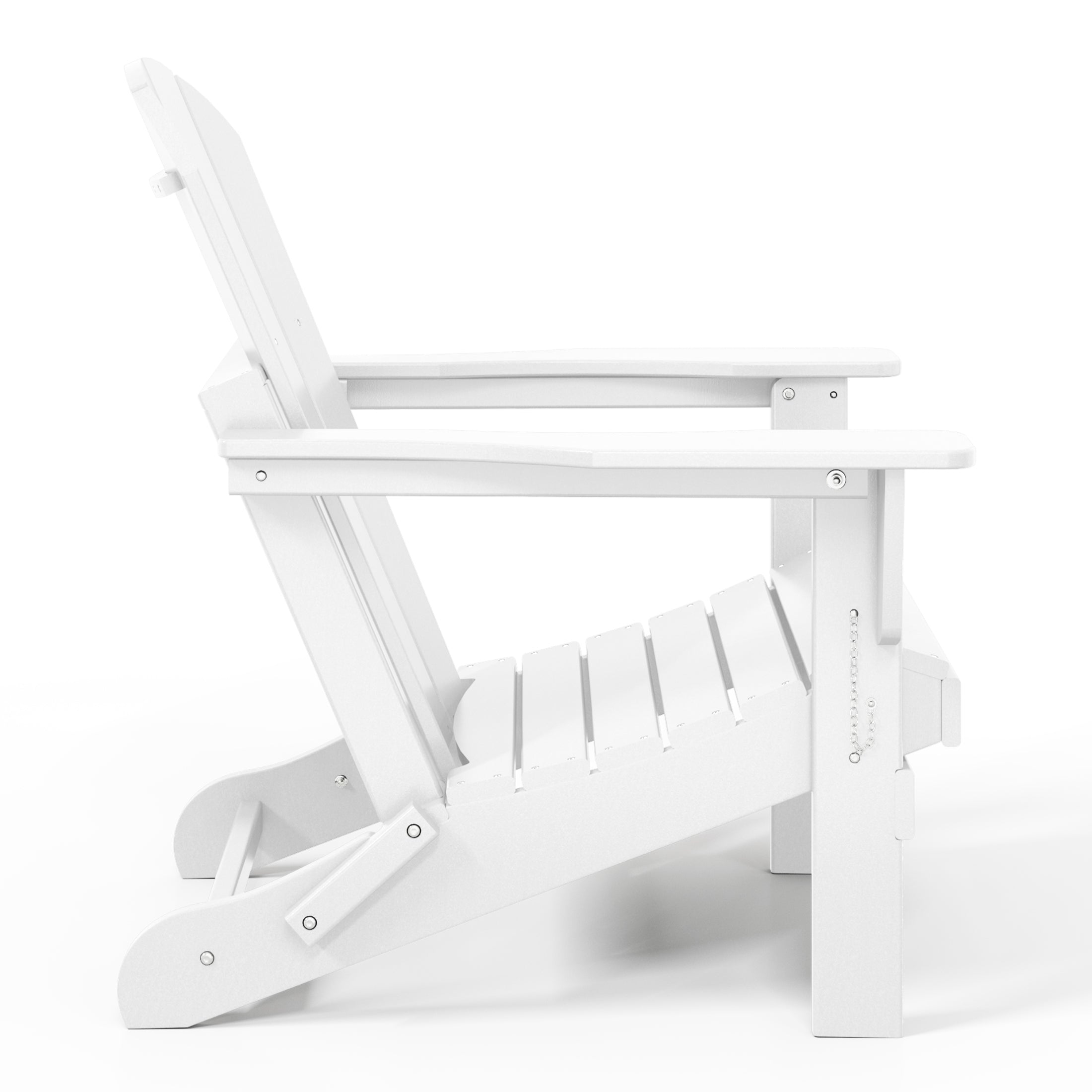 Malibu 3-Piece set Outdoor / Patio Poly Adirondack chair set with a side table ( 2 seater )