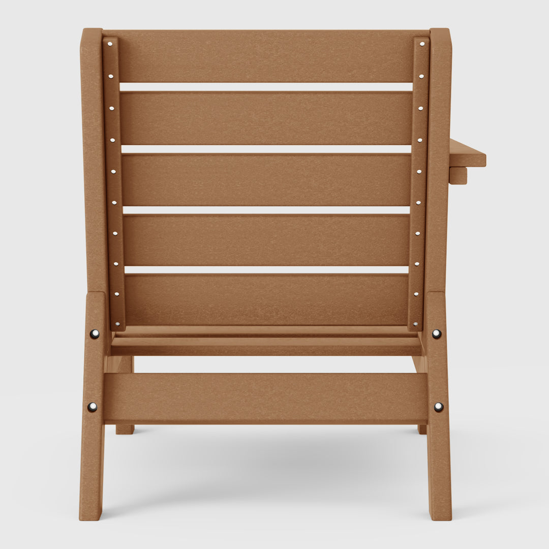 Avalon Outdoor Patio HDPE Left Arm Facing Deep Seating Corner Chair