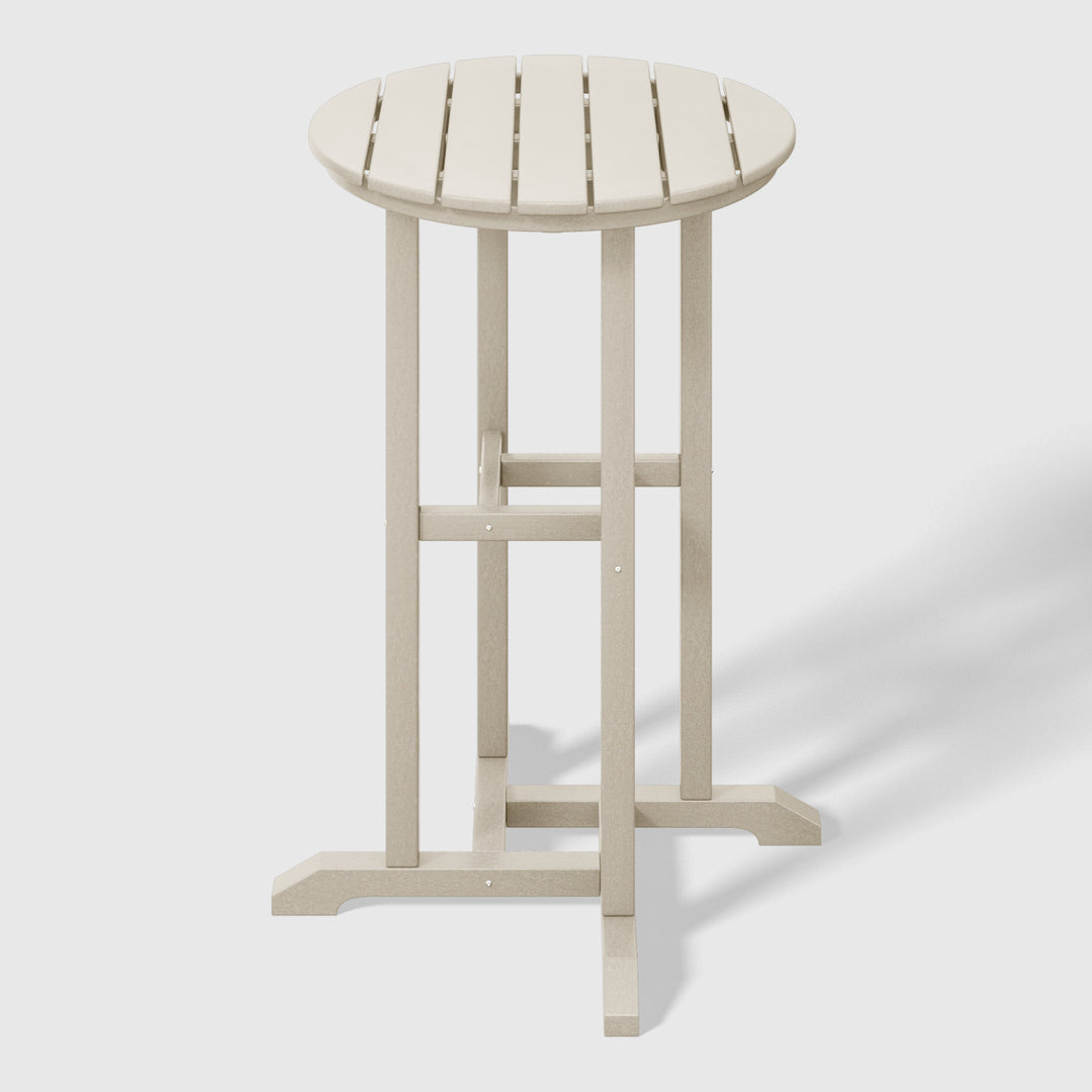 Malibu 37" Counter Height Round Outdoor Patio Bistro Bar Table