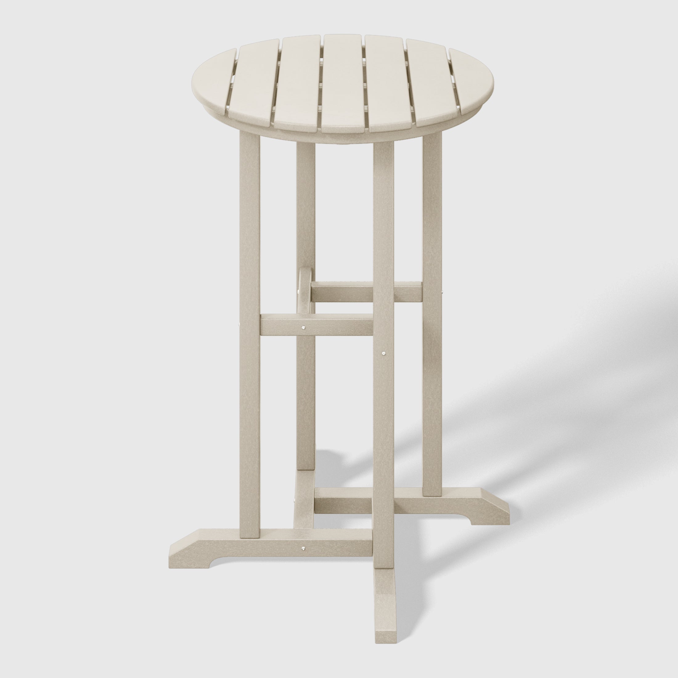 Malibu 37" Counter Height Round Outdoor Patio Bistro Bar Table