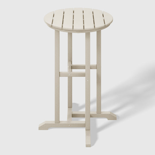 Malibu 37" Counter Height Round Outdoor Patio Bistro Bar Table