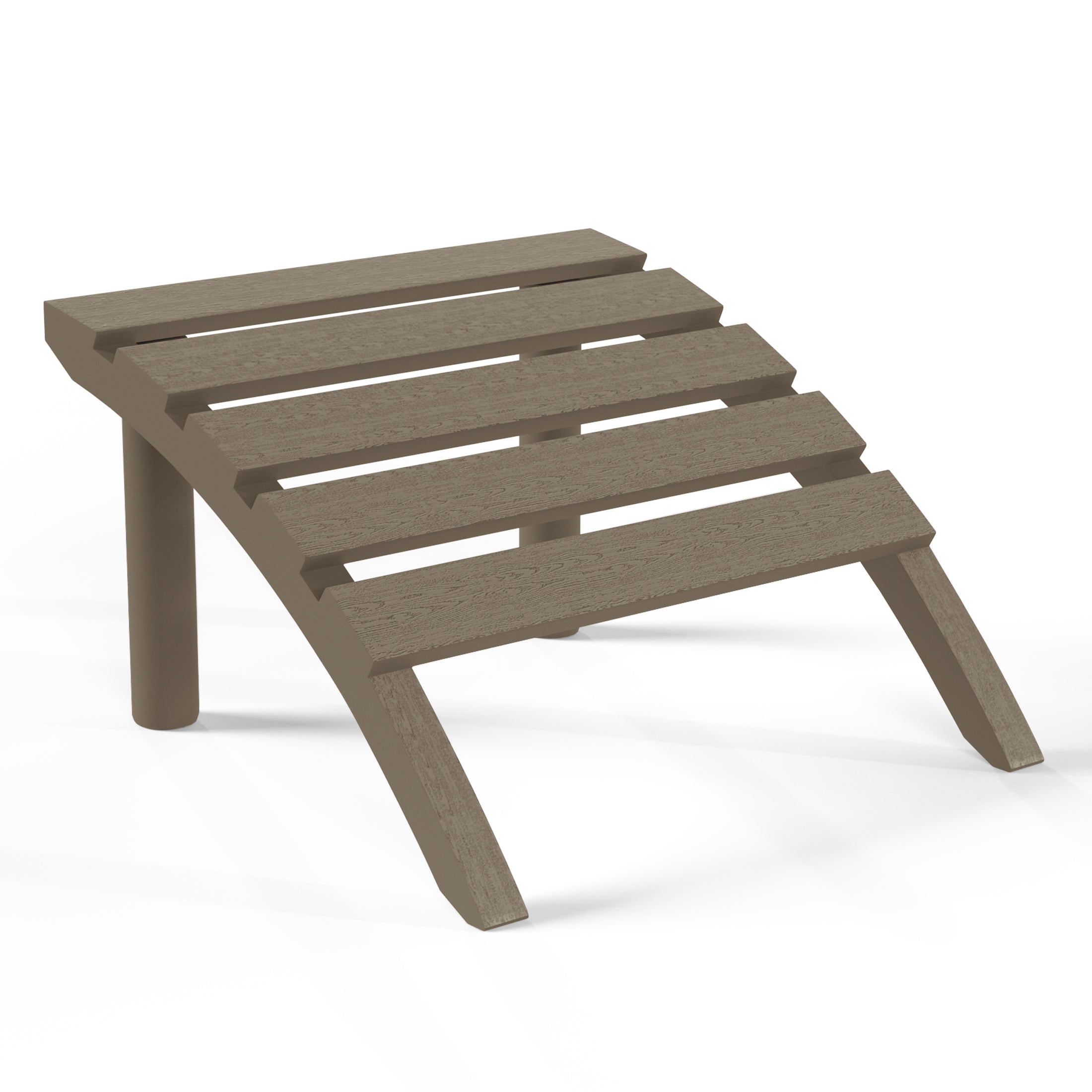 Azura Outdoor Patio HDPE Adirondack Ottoman Footrest