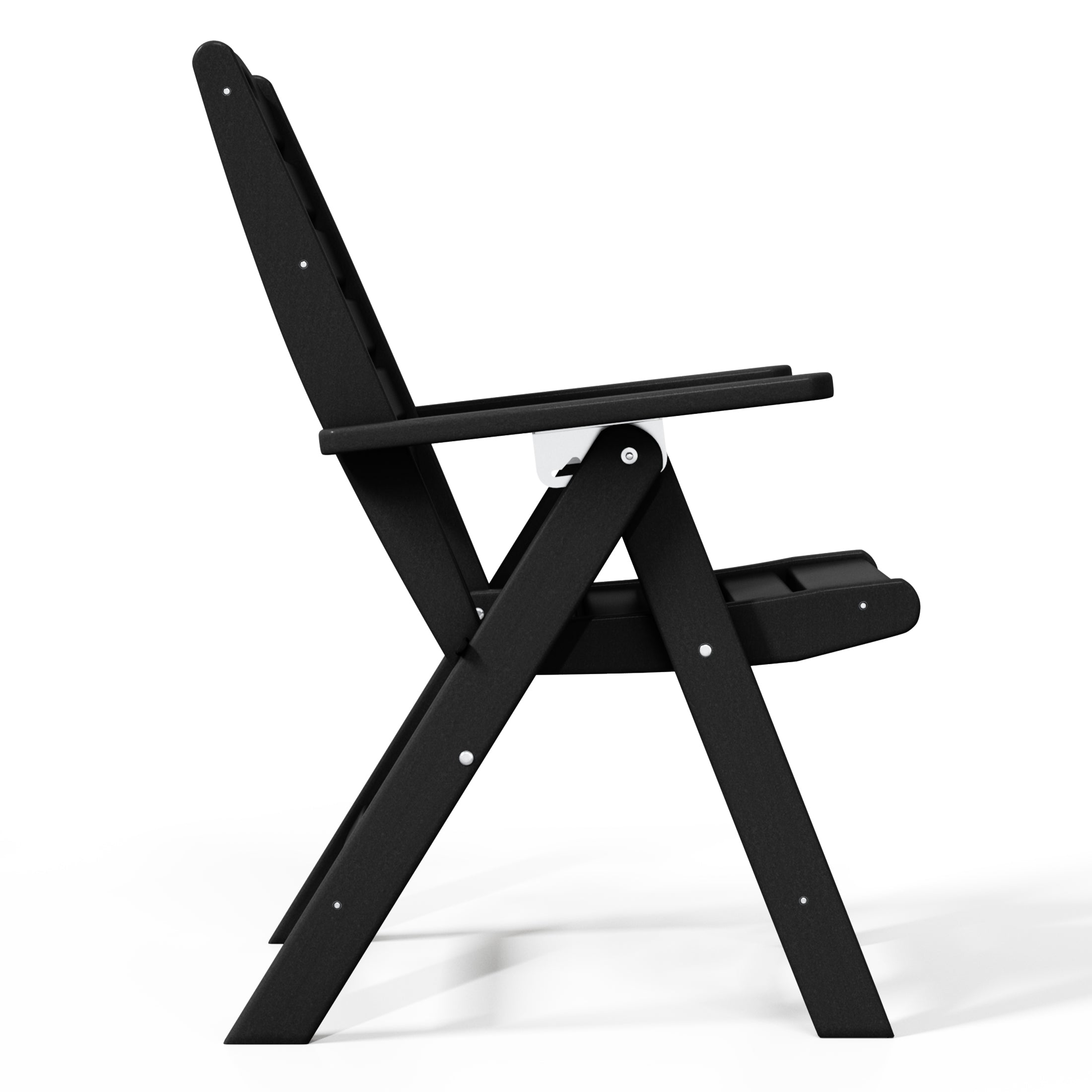 Malibu HDPE Adjustable Highback Folding Patio Dining Chair