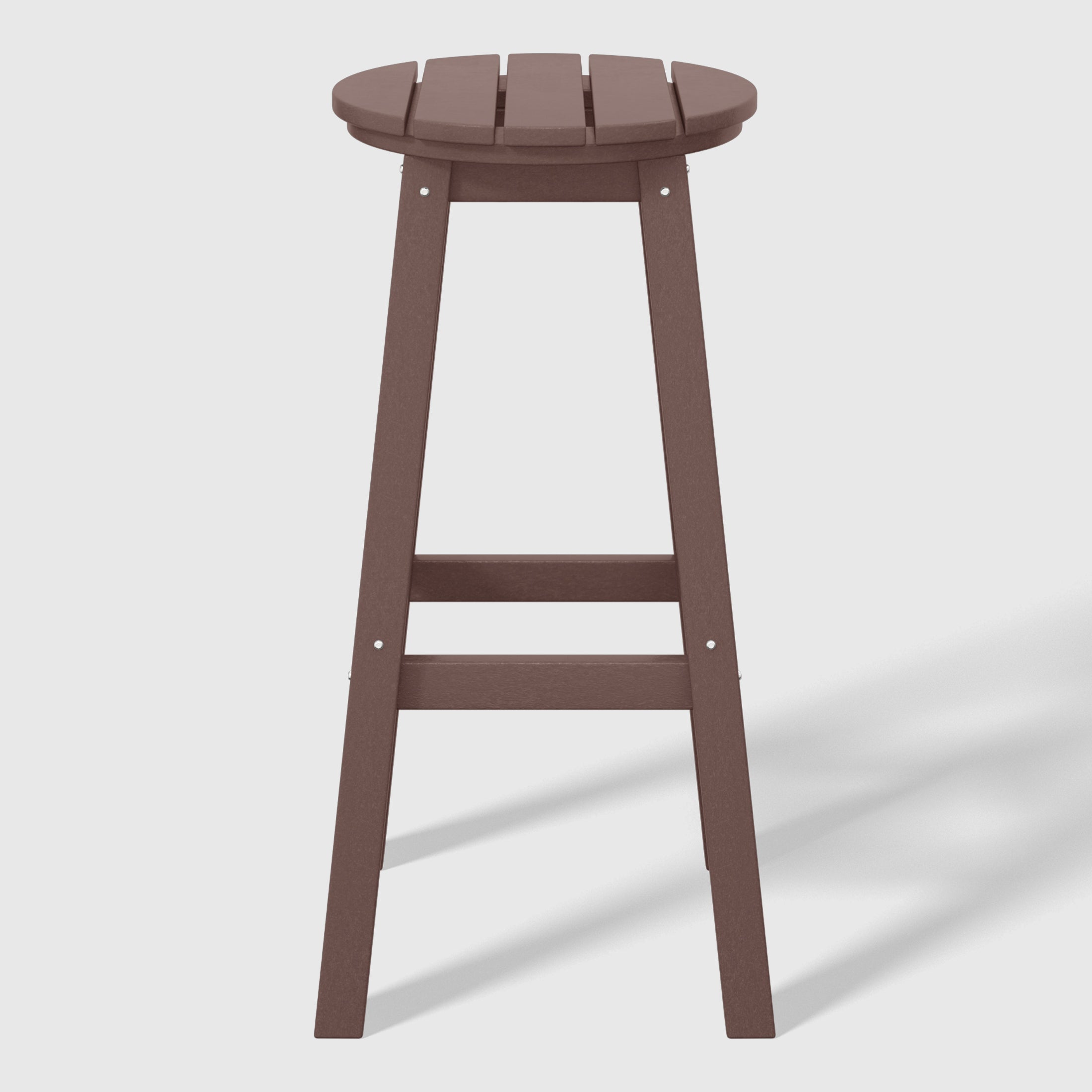 Malibu 29" HDPE Outdoor Patio Round Bar Stool