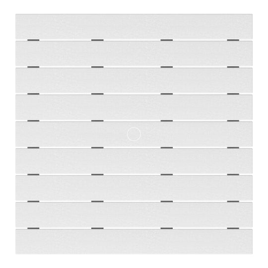 Malibu Kids Outdoor Patio Furniture HDPE 30" Wide Square Dining Table