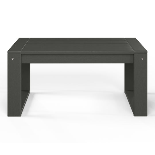 Modern Outdoor HDPE Rectangle Patio Coffee Table
