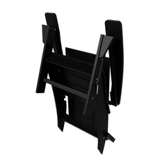 Ashore folding Adirondack chair in Black, view 6