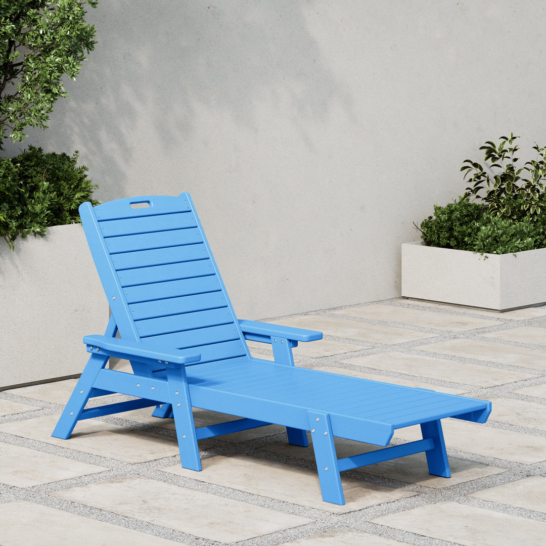 Malibu Poly Reclining Chaise Lounge
