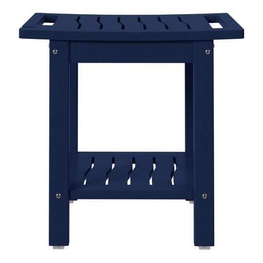 Sage HDPE Poly Plastic Waterproof Bathroom Shower Bench