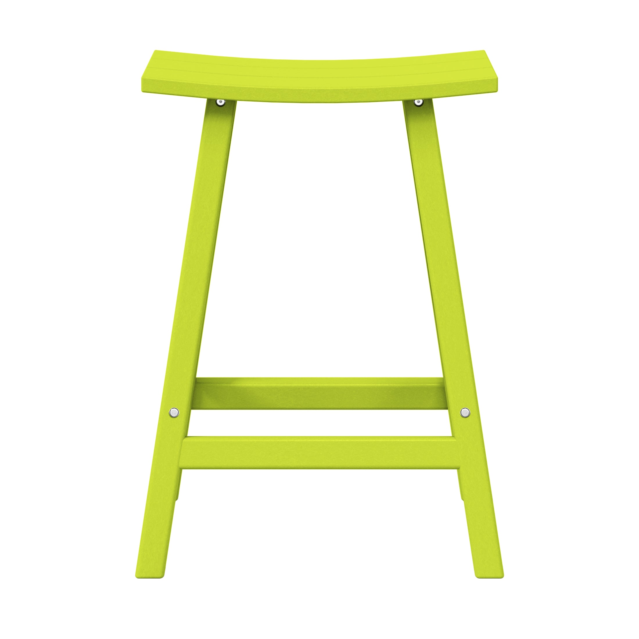 Malibu 24" HDPE Outdoor Patio Counter Height Bar Stool