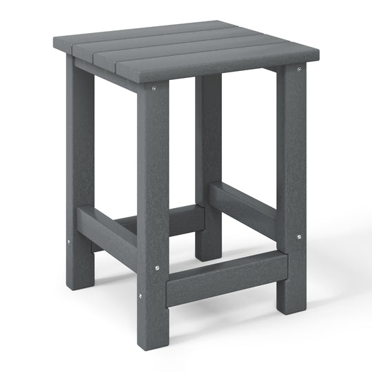 Malibu Kids Outdoor Patio Furniture HDPE Adirondack Square Side Table