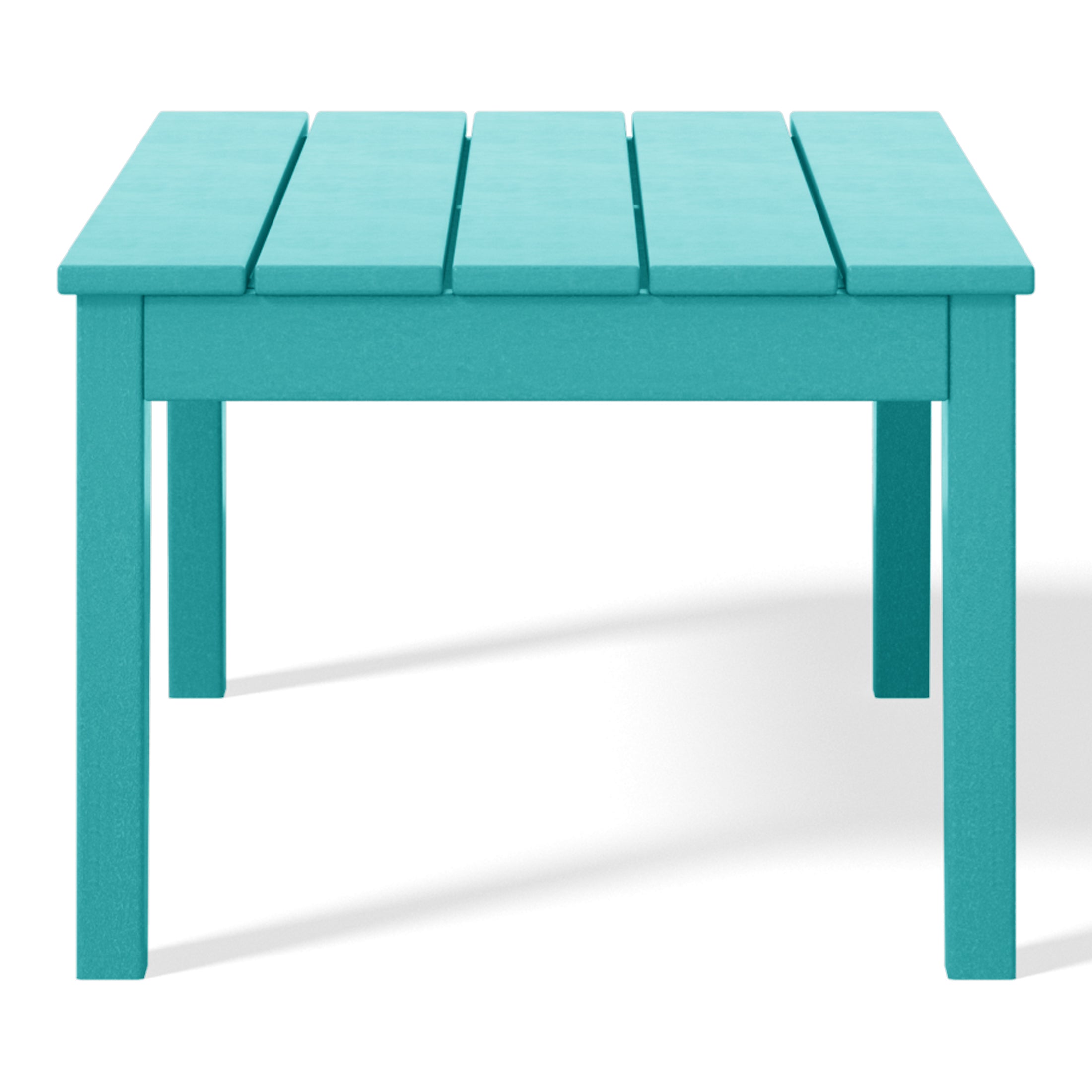 Malibu Low Outdoor HDPE Patio Rectangle Coffee Table