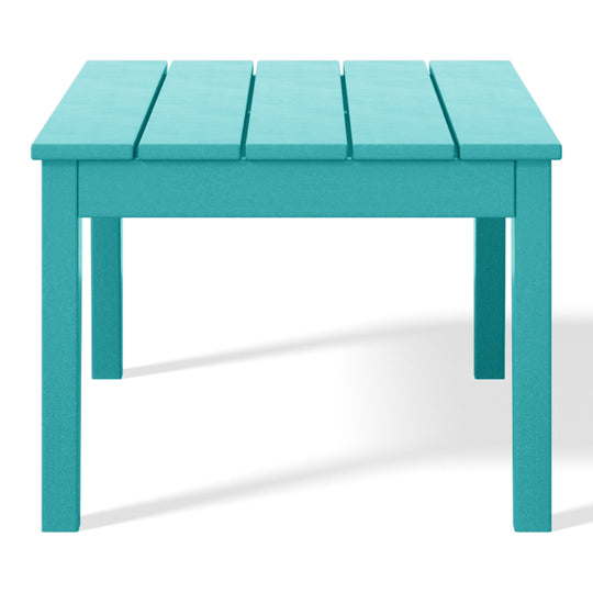 Malibu Low Outdoor HDPE Patio Rectangle Coffee Table