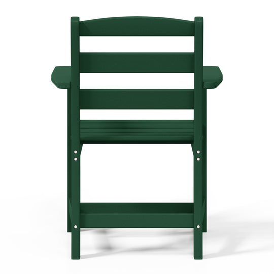 Ashore Outdoor HDPE Patio Classic Dining Arm Chair