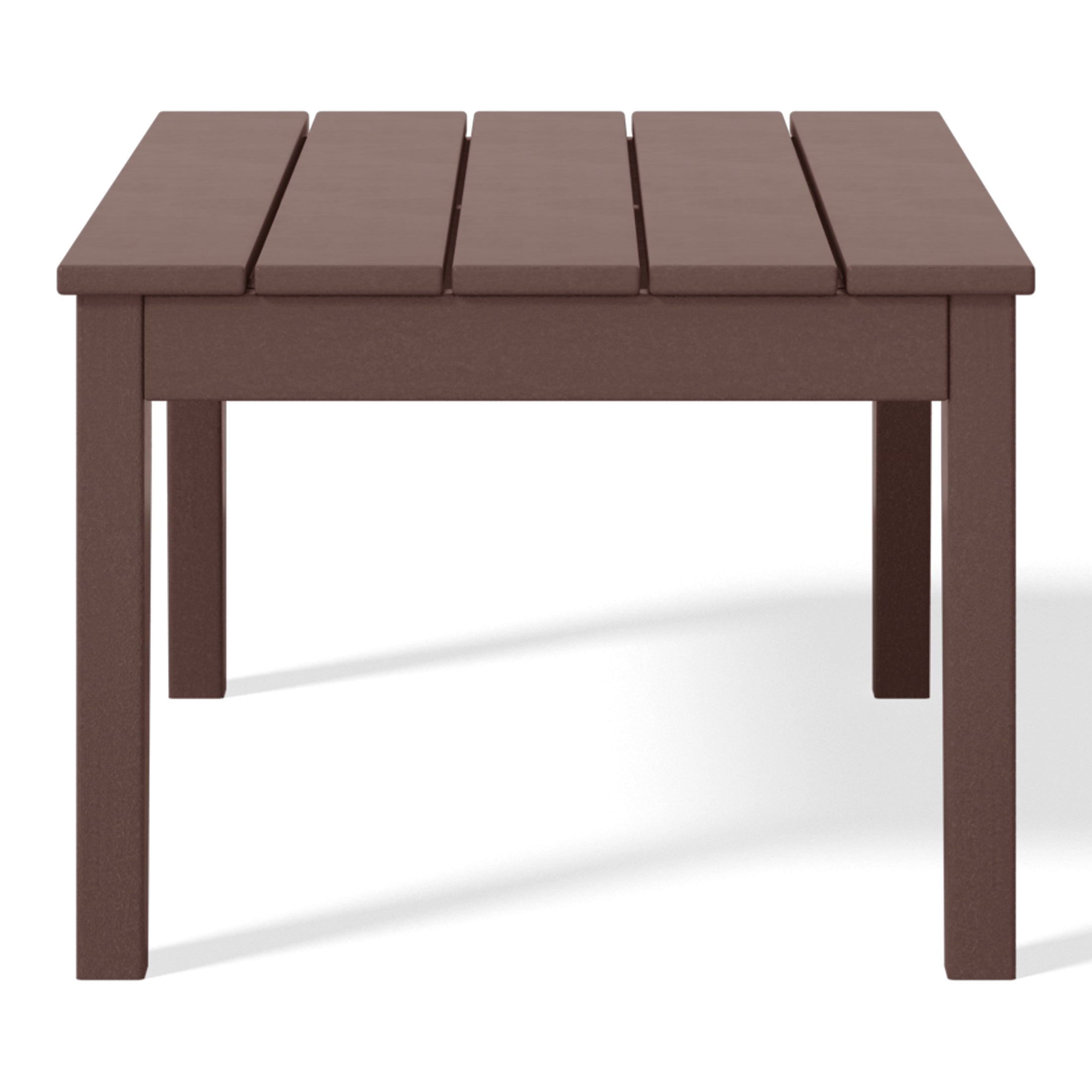 Malibu Low Outdoor HDPE Patio Rectangle Coffee Table