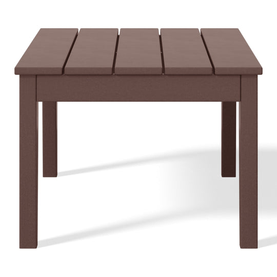 Malibu Low Outdoor HDPE Patio Rectangle Coffee Table