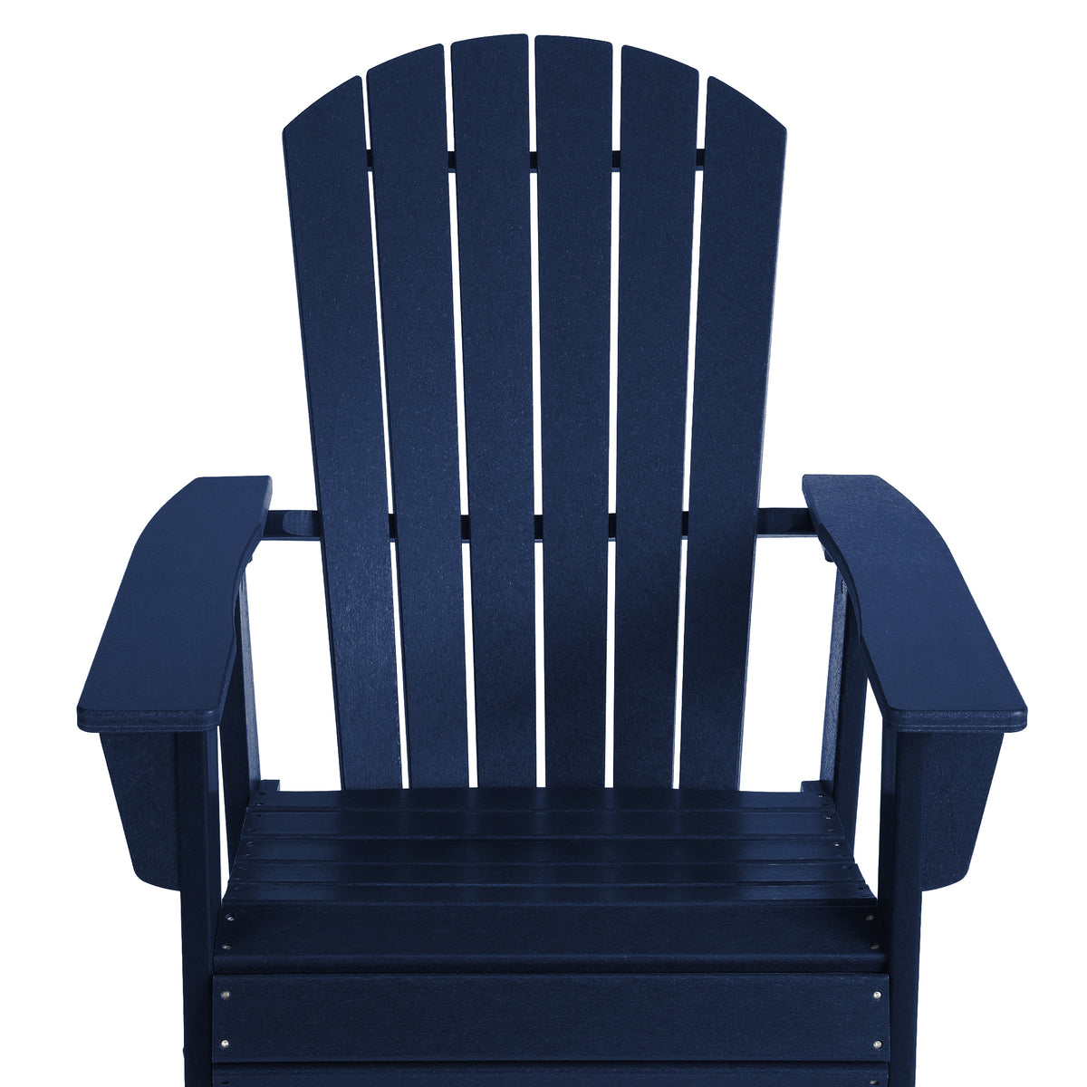 Dylan Outdoor Patio Shell-back Adirondack Dining Chair Weather Resistant