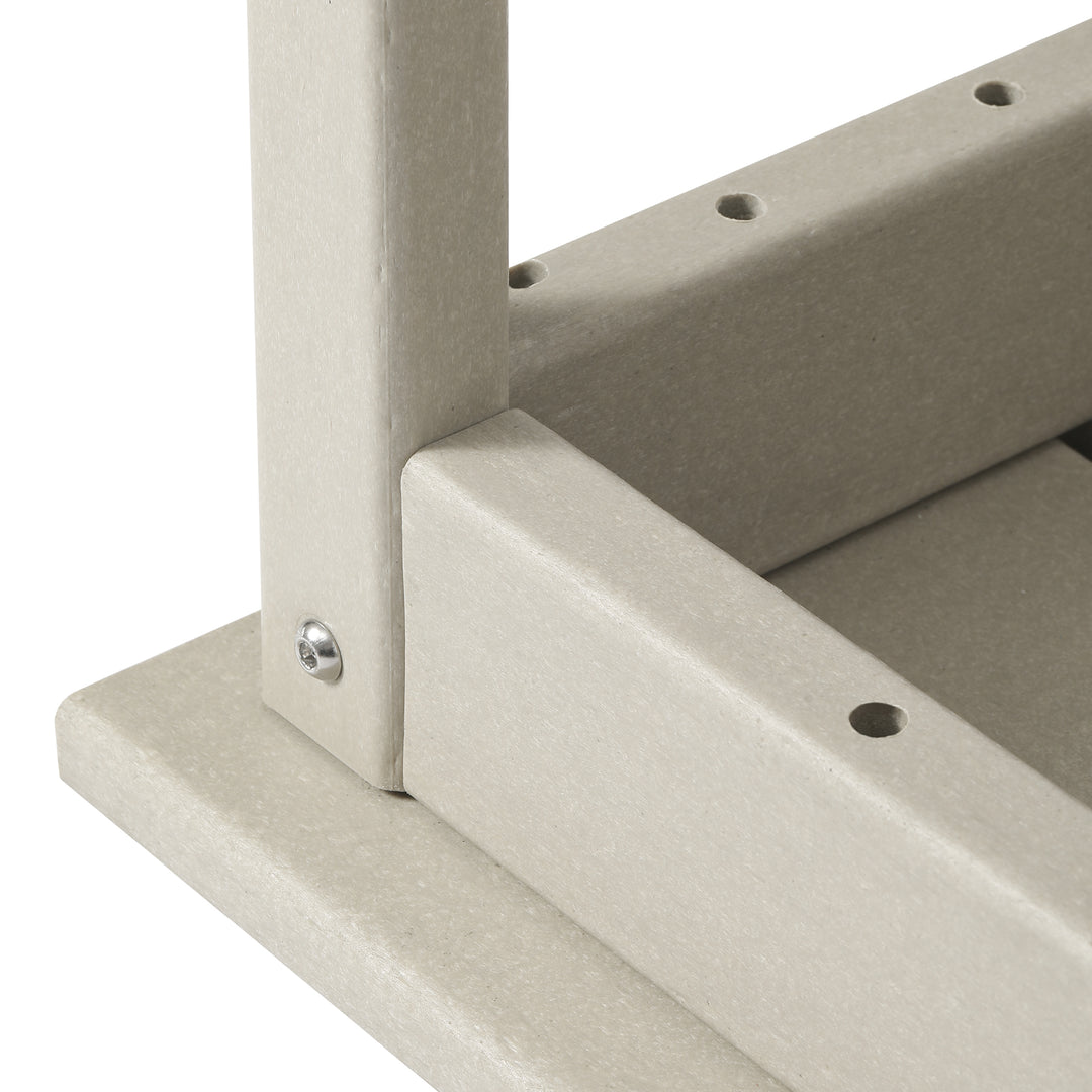 Malibu 35" length outdoor Coffee table for Adirondack chair