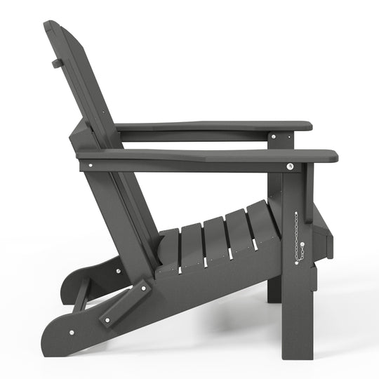 Malibu 4-Piece set outdoor folding Poly Adirondack chair