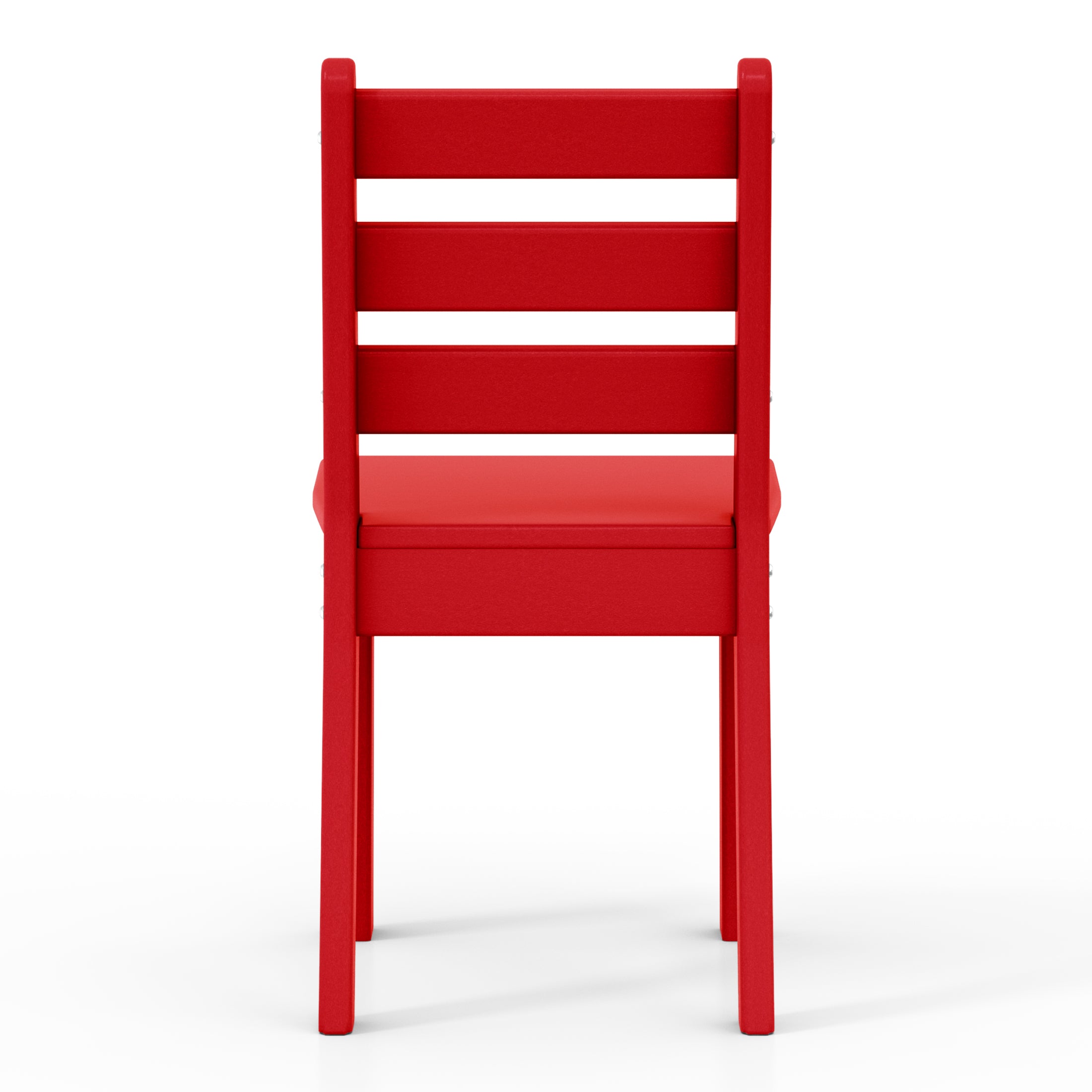 Treehouse Outdoor HDPE Kids Plastic Toddler Dining Chair (Set of Two)