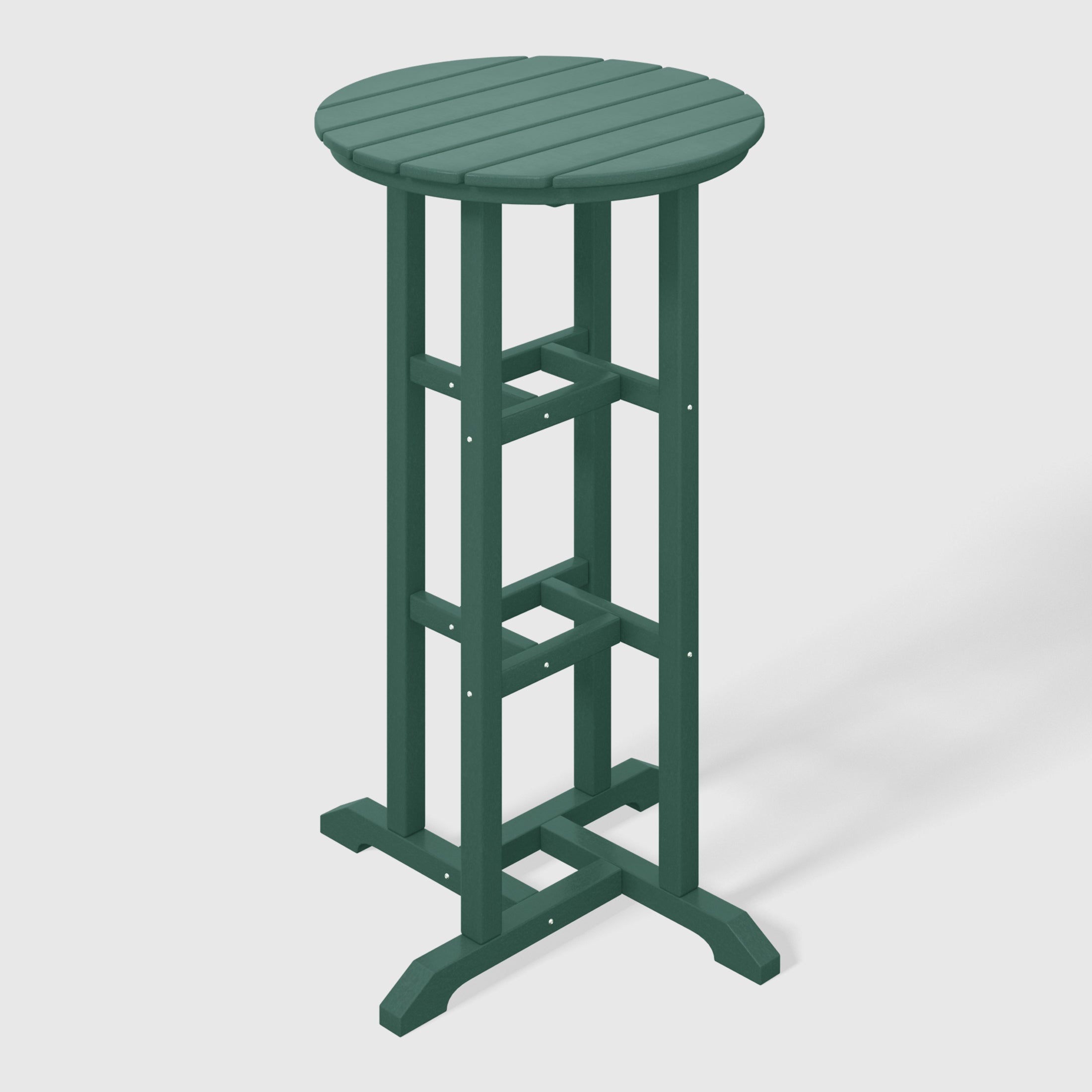 Malibu Outdoor Patio Bar Height Table and Bar Stool 3-Piece Dining Set