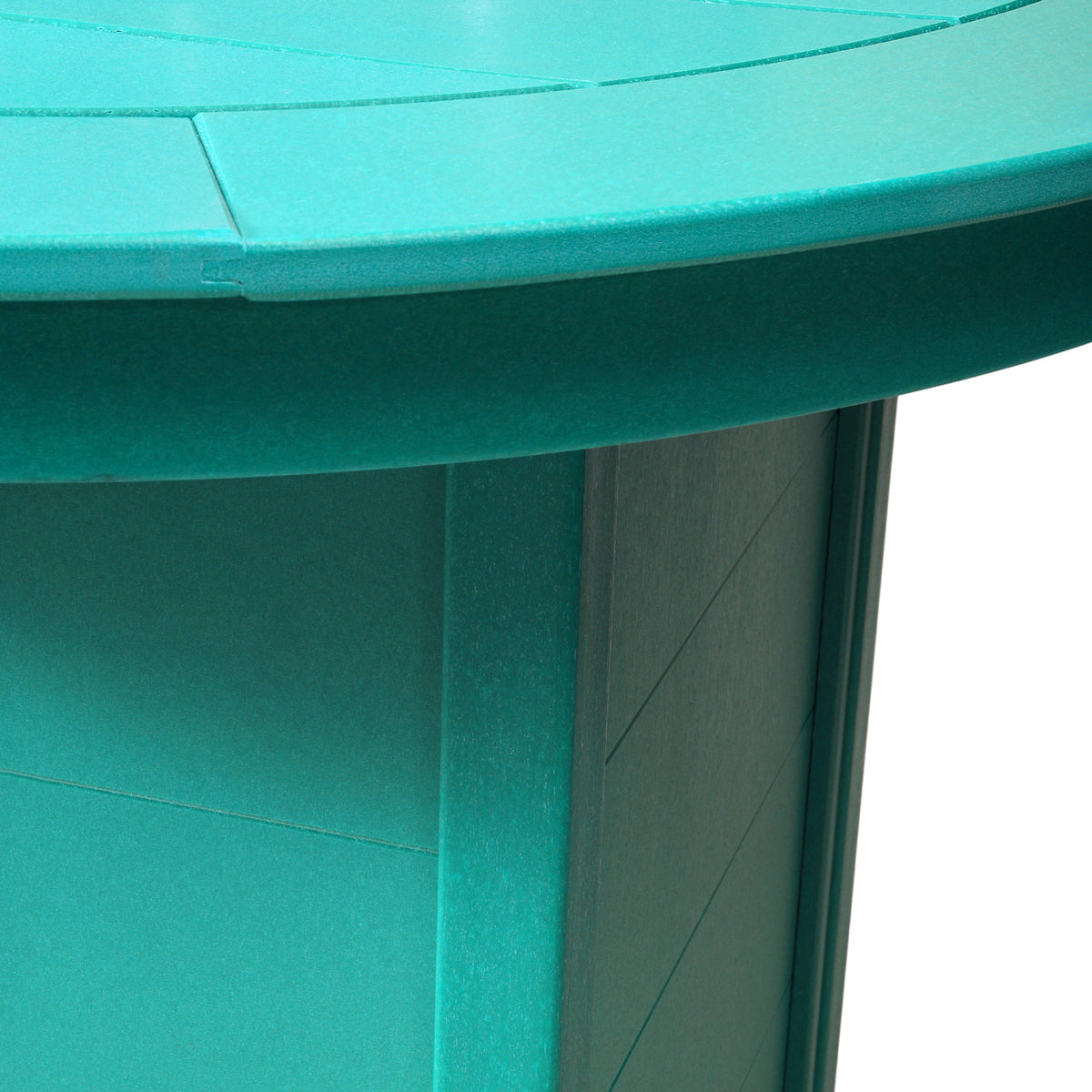 Helios 47" Modern Outdoor Patio Propane Round Counter Height Fire Pit Table