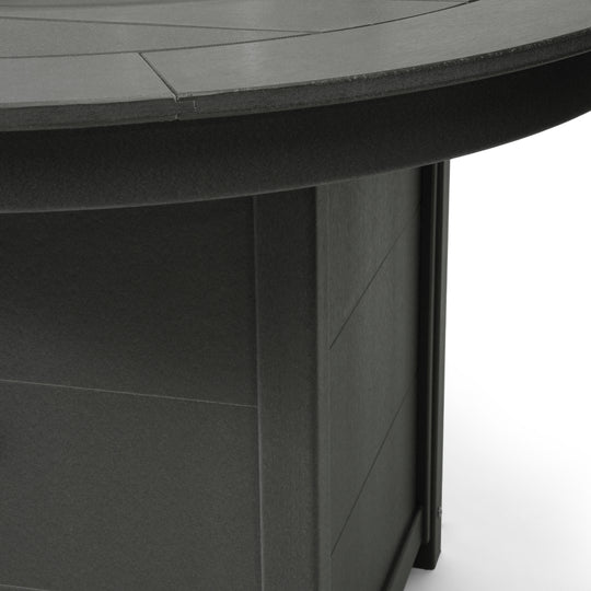 Helios 47" Modern Outdoor Patio Propane Gas Round Fire Pit Table