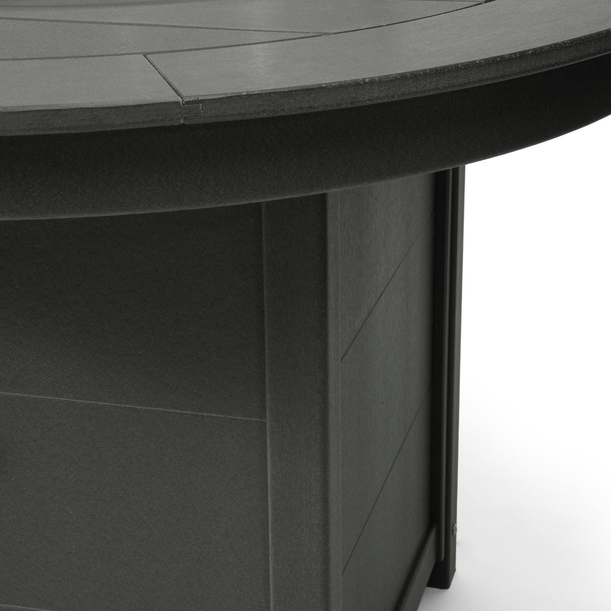 Helios 47" Modern Outdoor Patio Propane Gas Round Fire Pit Table
