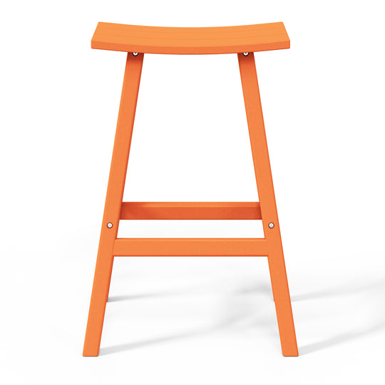 Malibu 2 piece set of 29" height Outdoor / Patio Saddle bar stools