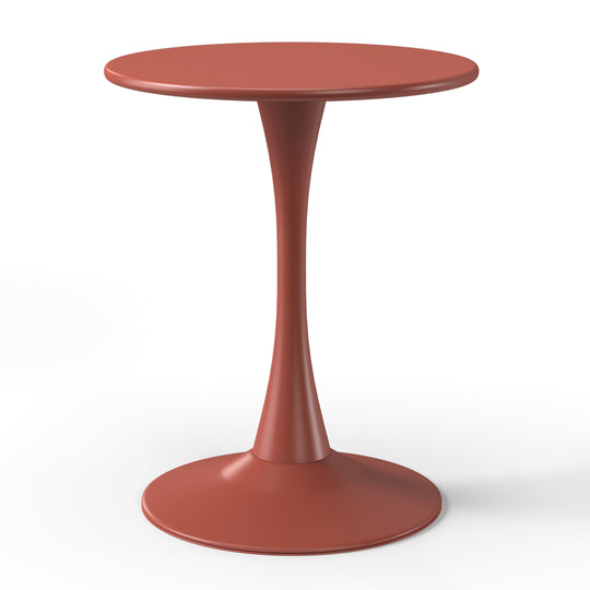 Playa 23.5" Round Outdoor Indoor Metal Cocktail Dining Table