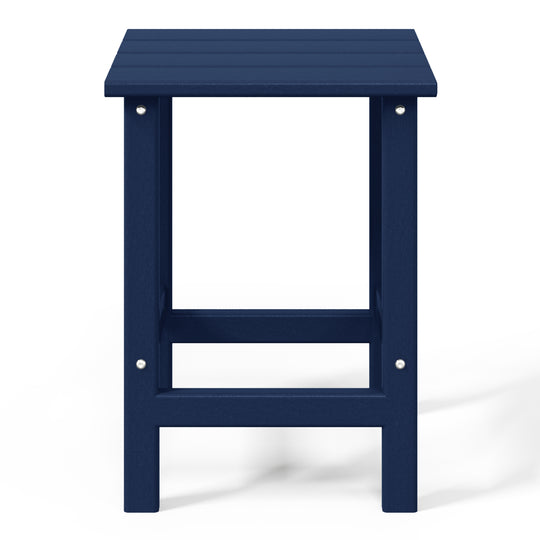 Malibu Poly Reclining Chaise Lounge Set With Table