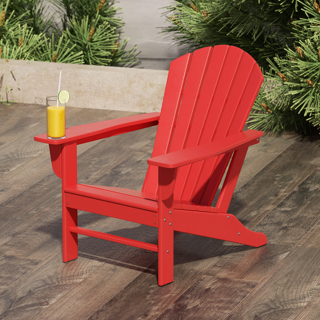 Dylan HDPE Outdoor Patio Adirondack Chair