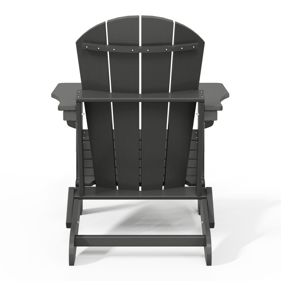 Malibu 3-Piece set Outdoor / Patio Poly Adirondack chair set with a side table ( 2 seater )