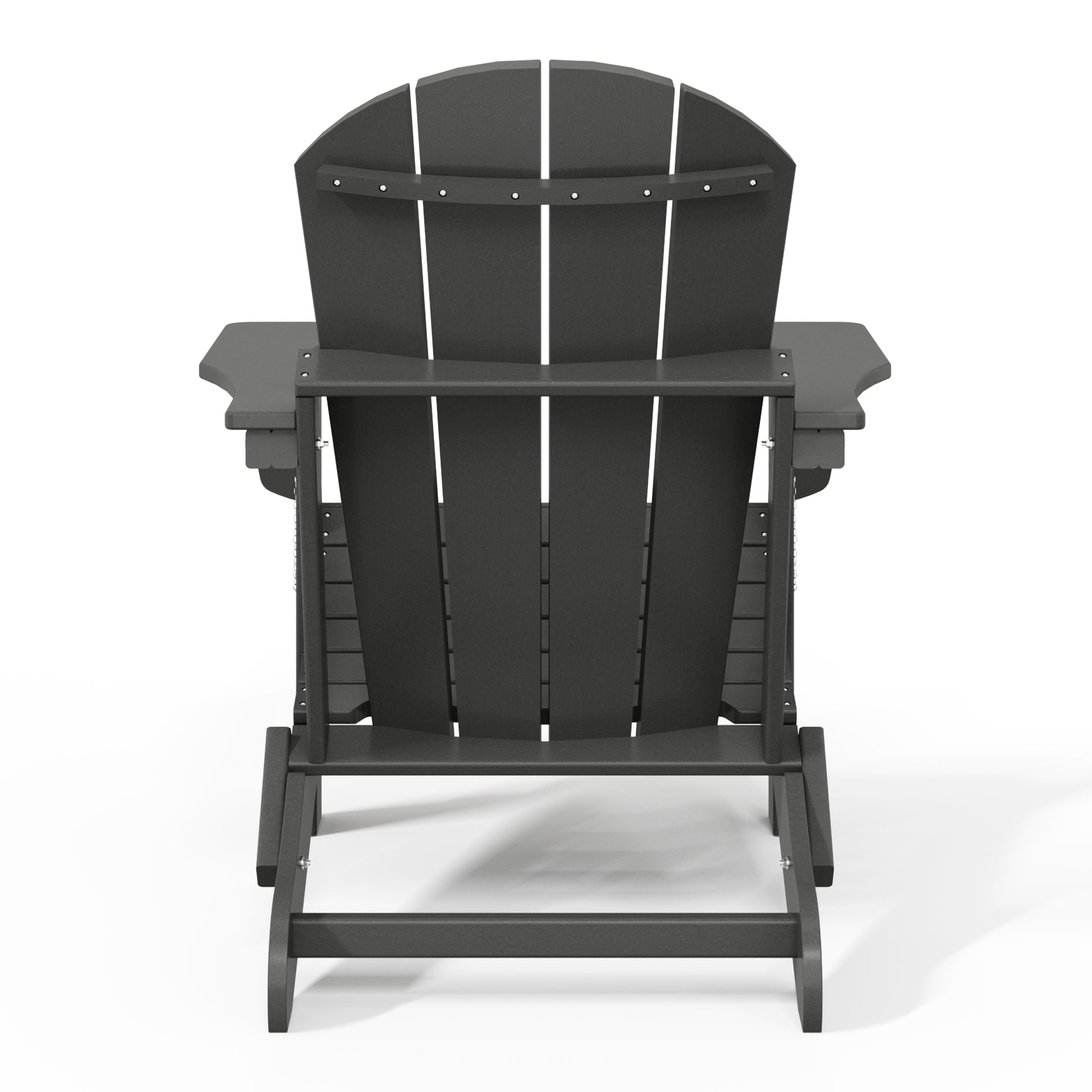 Malibu HDPE Outdoor Patio Folding Poly Adirondack Chair