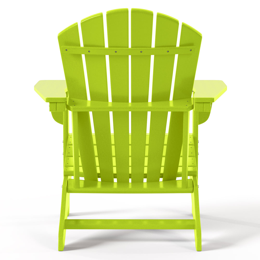 Dylan Outdoor Adirondack Chair With Ottoman 4-Piece Set