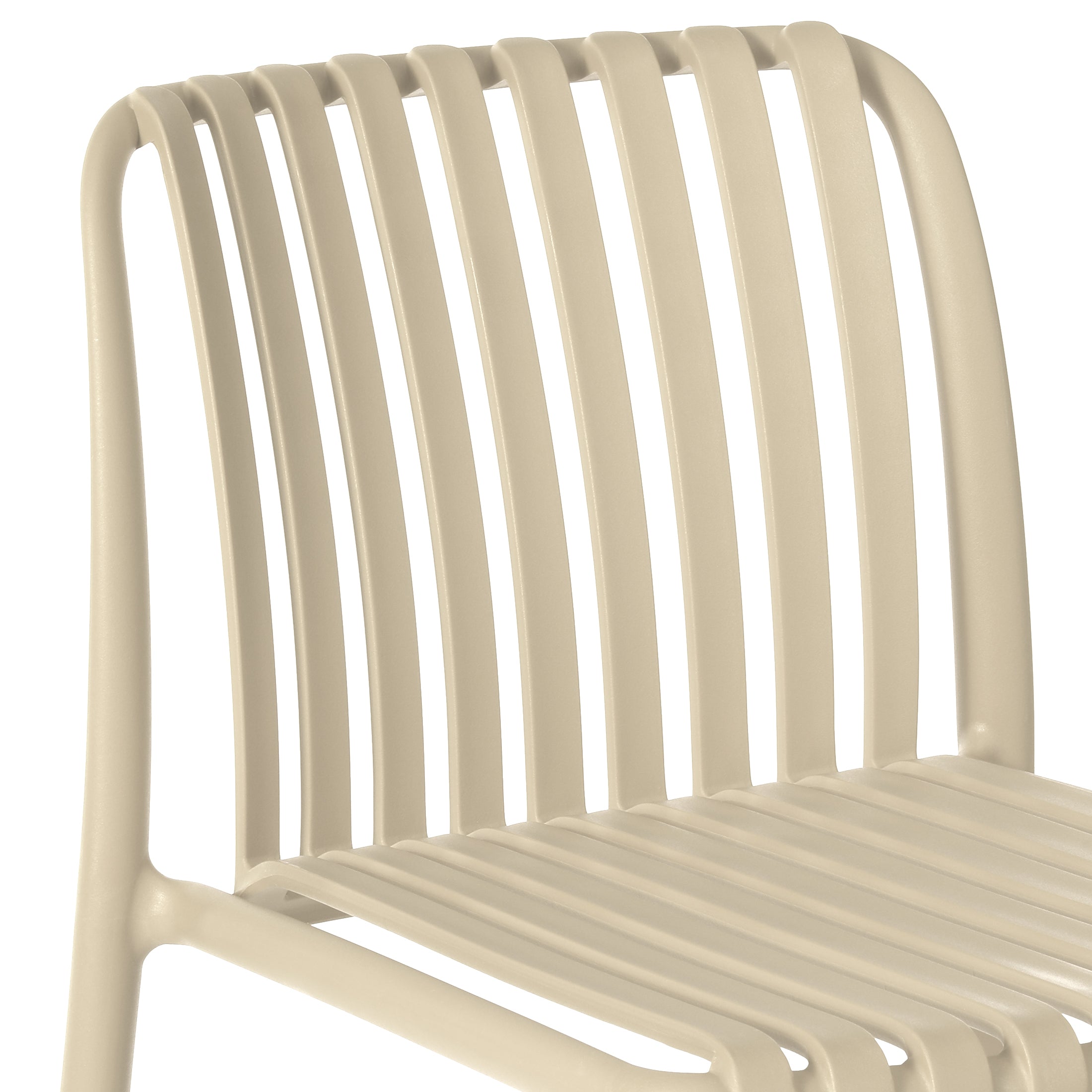 Playa 29.5" Outdoor Modern Polypropylene Plastic Patio Bar Height Stools (Set of 2)