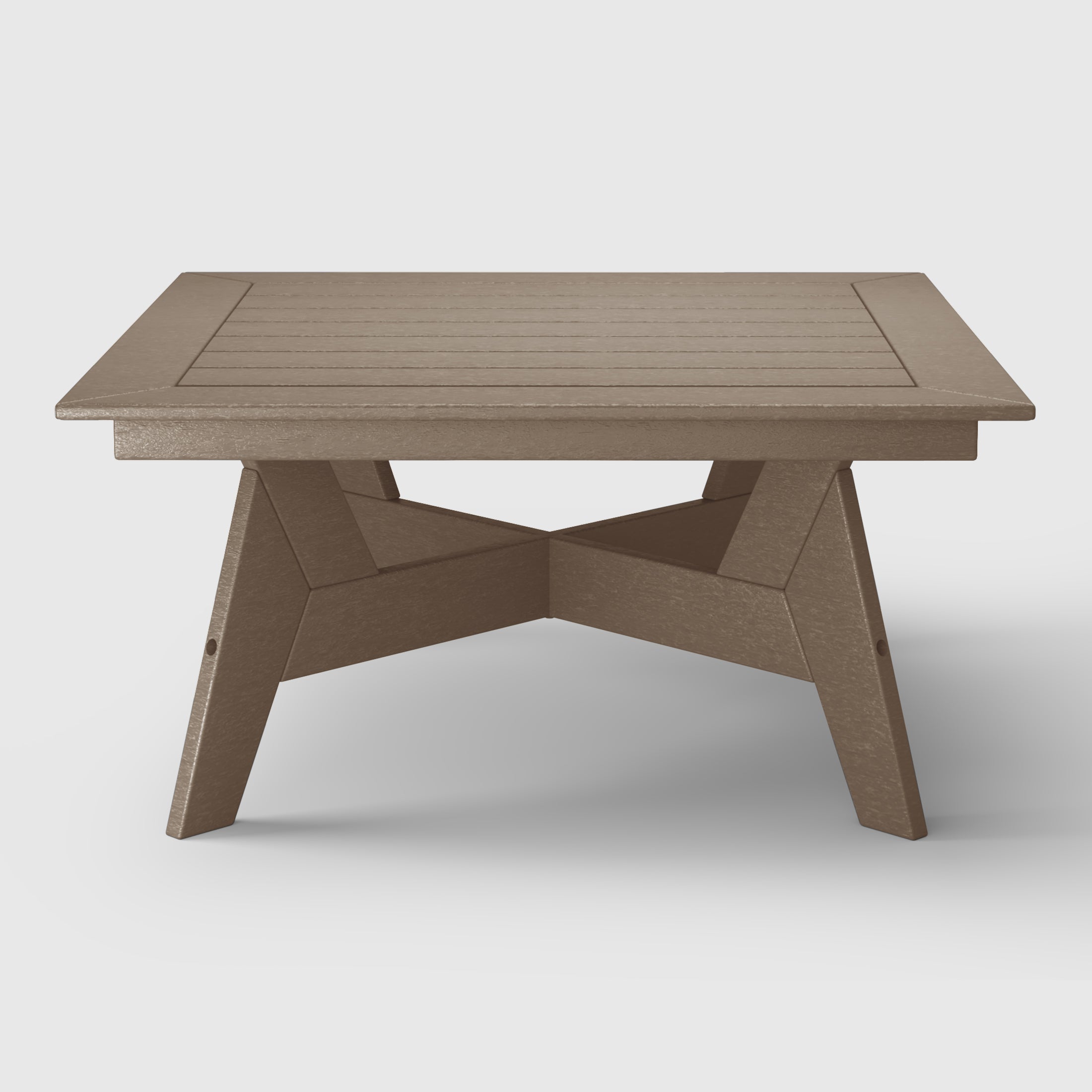 Modern Low Outdoor Patio Square HDPE Coffee Table – WestinTrends
